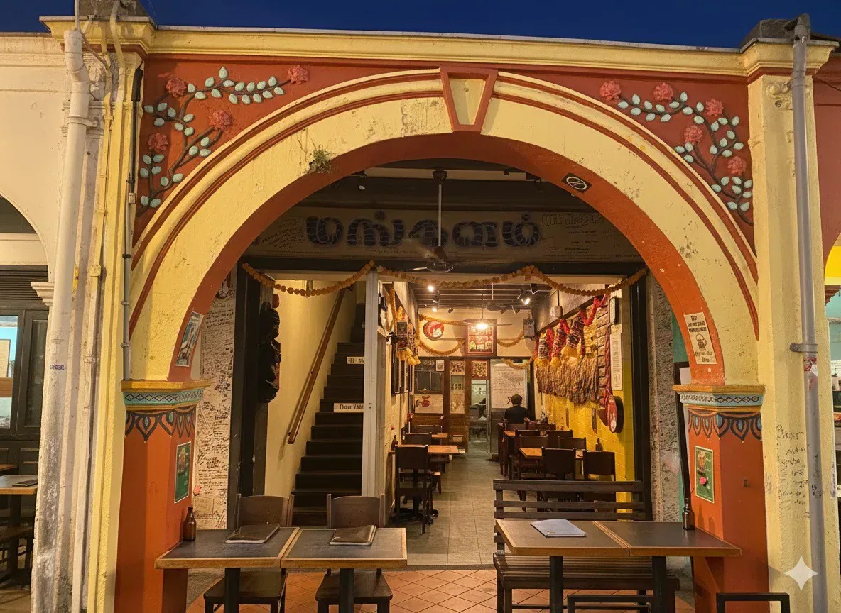 Lagnaa entrance and ground floor dining